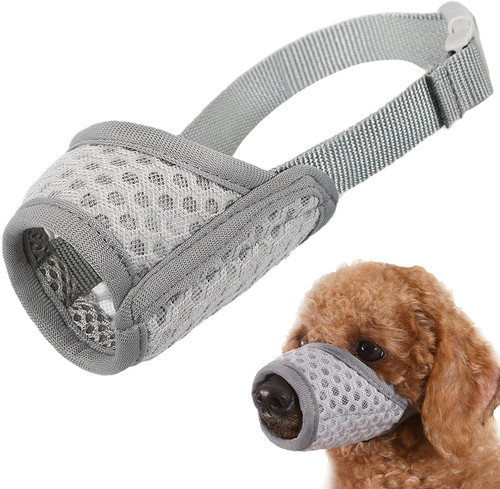 Dog muzzle puppy soft mesh - puppy,