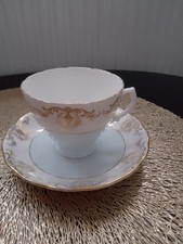A Bone China Cup And Saucer Set Old Stamp Royal Vale,Made In England 1950s