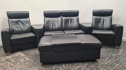 Stressless black cinema suite - stressless,