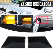2Pc Side Repeater Indicator LED Lights For Opel Vauxhall Vectra C Signum