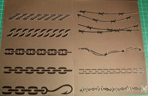 Set rope barbed - of, 2
