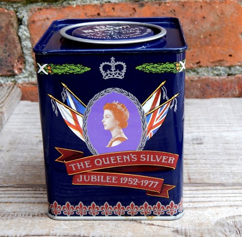 Vintage tea tin caddy jacksons - tea,