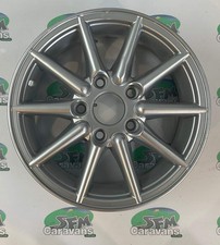 Lunar caravan alloy wheel; 14", 5 stud