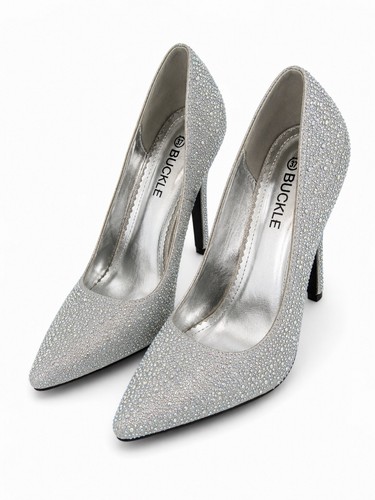 Buckle silver diamante - buckle,