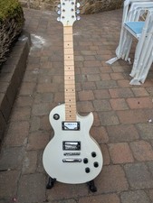Unique LP style standard guitar in white