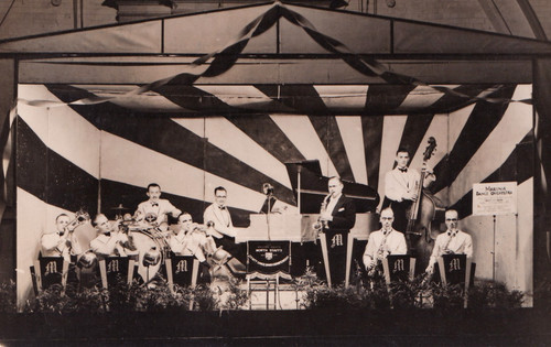 Rppc 1937 marina dance - rppc,