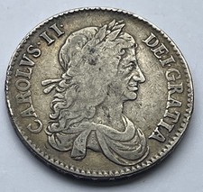 1663 Charles II Silver Half