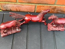 Netsuke Horses Set Of 3