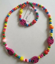 Ladybird Wooden Necklace &
