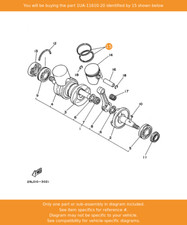 YAMAHA Piston Ring Set (0.50mm