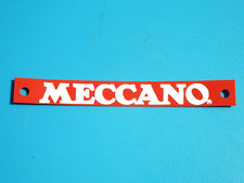 Meccano small red plastic