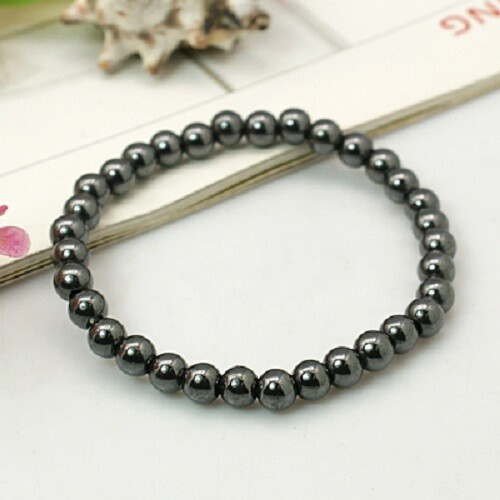 Natural hematite stretch - natural,