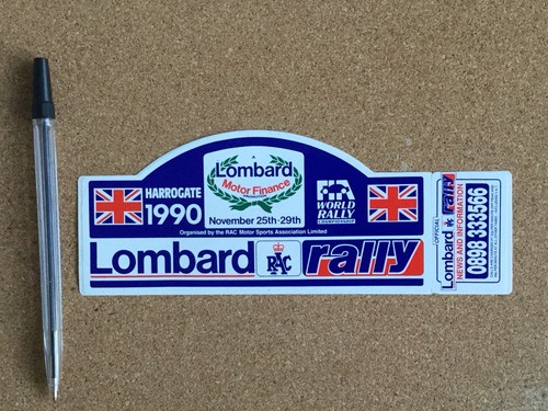1990 lombard rac rally - rac,