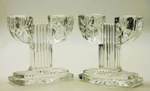 Pair art deco anchor - pair,