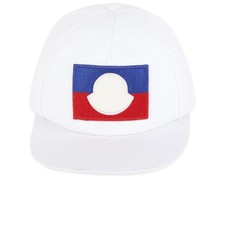 NEW MONCLER WHITE COTTON LOGO