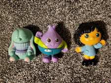 Moon and Me x 3 Small Plastic