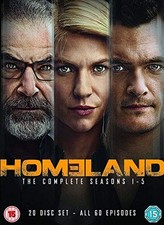Homeland - Season 1-5 [DVD] [2016] - DVD  IFQG The Cheap Fast Free Post