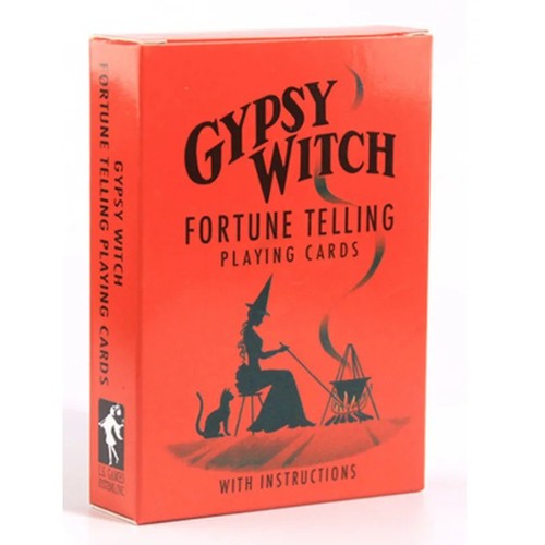 Gypsy witch fortune cards - witch,