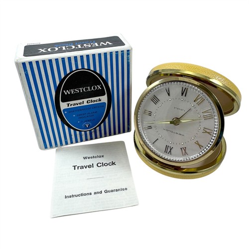 Westclox travel alarm clock - alarm,