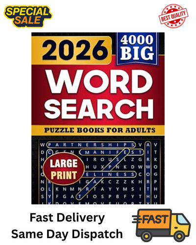 Big 4000 word search puzzle - big,