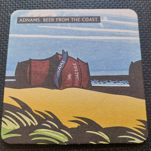 Adnams beer mat - beer,