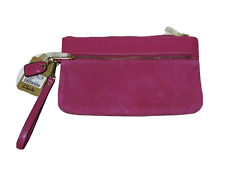 Clarks Womens Wristlet Clutch Hand Bag Raspberry Pink