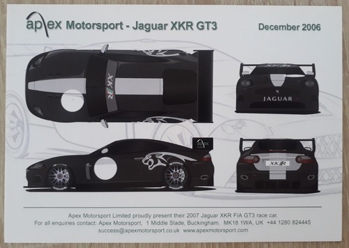 Jaguar xkr gt3 apex - jaguar, motorsport