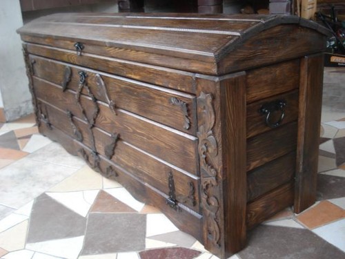 Wooden shoe box cupboard - wooden,