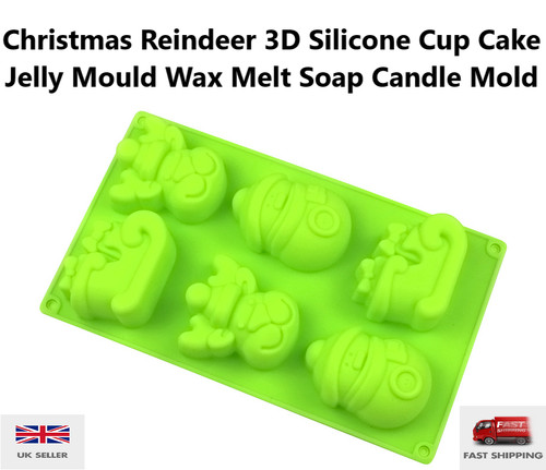 Christmas reindeer silicone - christmas, 3d