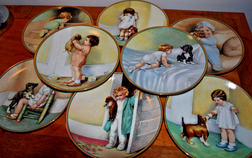 Bessie gutmann plates - bessie,