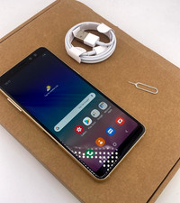 Samsung Galaxy A8 2018 32GB Unlocked Gold Android Phone , Warranty, Fast / Free