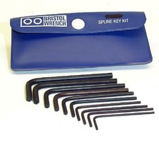 GENIUNE USA MADE 9 PIECE BRISTOL WRENCH SET FOR R-390 & R-390A RECEIVER KNOB