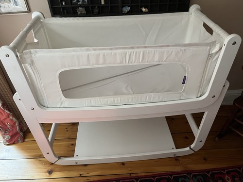 White snuzpod bedside - snuzpod, crib