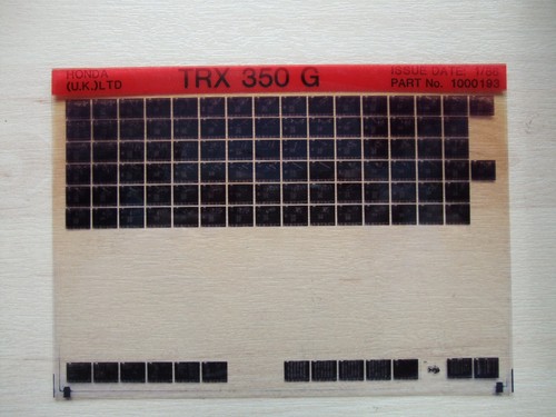 Genuine honda trx - genuine, g