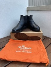 R.M. Williams X Marc Newson Yard Boots 365 Size UK 7.5 EU 41.5 Black Leather