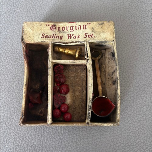Antique georgian sealing - antique, wax