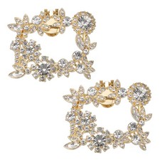 2pcs Rhinestone Shoe Clips