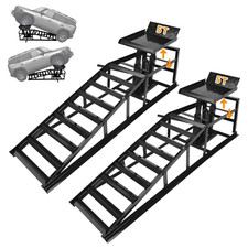 5T 11060lbs Hydraulic Car Ramps Heavy Duty Hydraulic Vehicle Ramps Lift Ramp