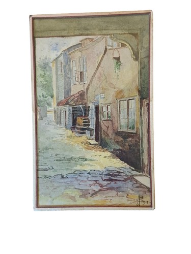 Watercolour 1911 munshal - 1911, munshal's