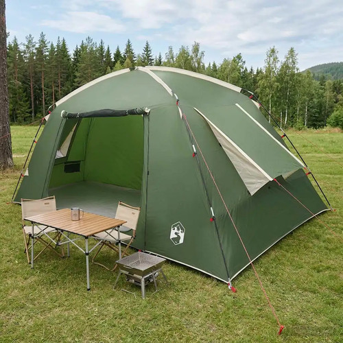 Cabin tent green - green, 400x210x180cm