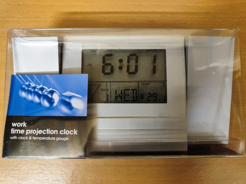 Work time projection clock - projection,
