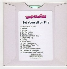 (GS820) Envy, Set Yourself On Fire - DJ CD