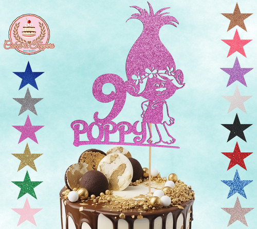 Poppy trolls glitter - poppy, /