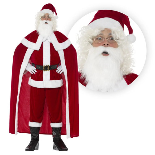 Deluxe crimson plush santa - deluxe,