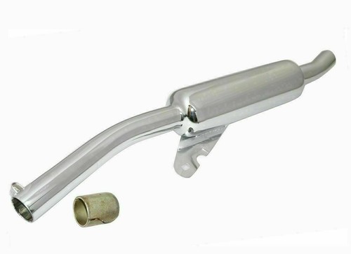 Angular exhaust silencer - exhaust,
