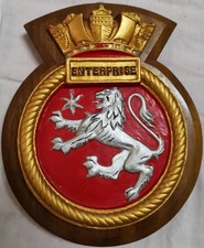HMS Enterprise Ship Crest