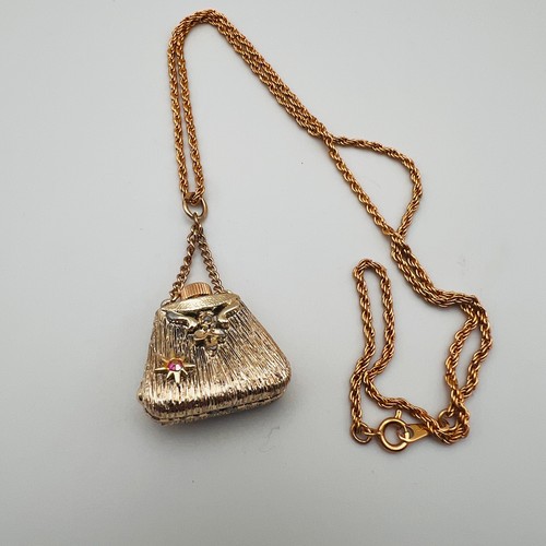 Vintage purse perfume bottle - purse,