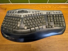 Microsoft Wireless Natural MultiMedia Keyboard WUR0385 With Receiver