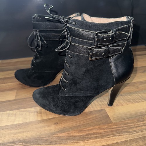 Reiss black suede - reiss,
