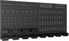 INCLY 158PCS Metal Pegboard